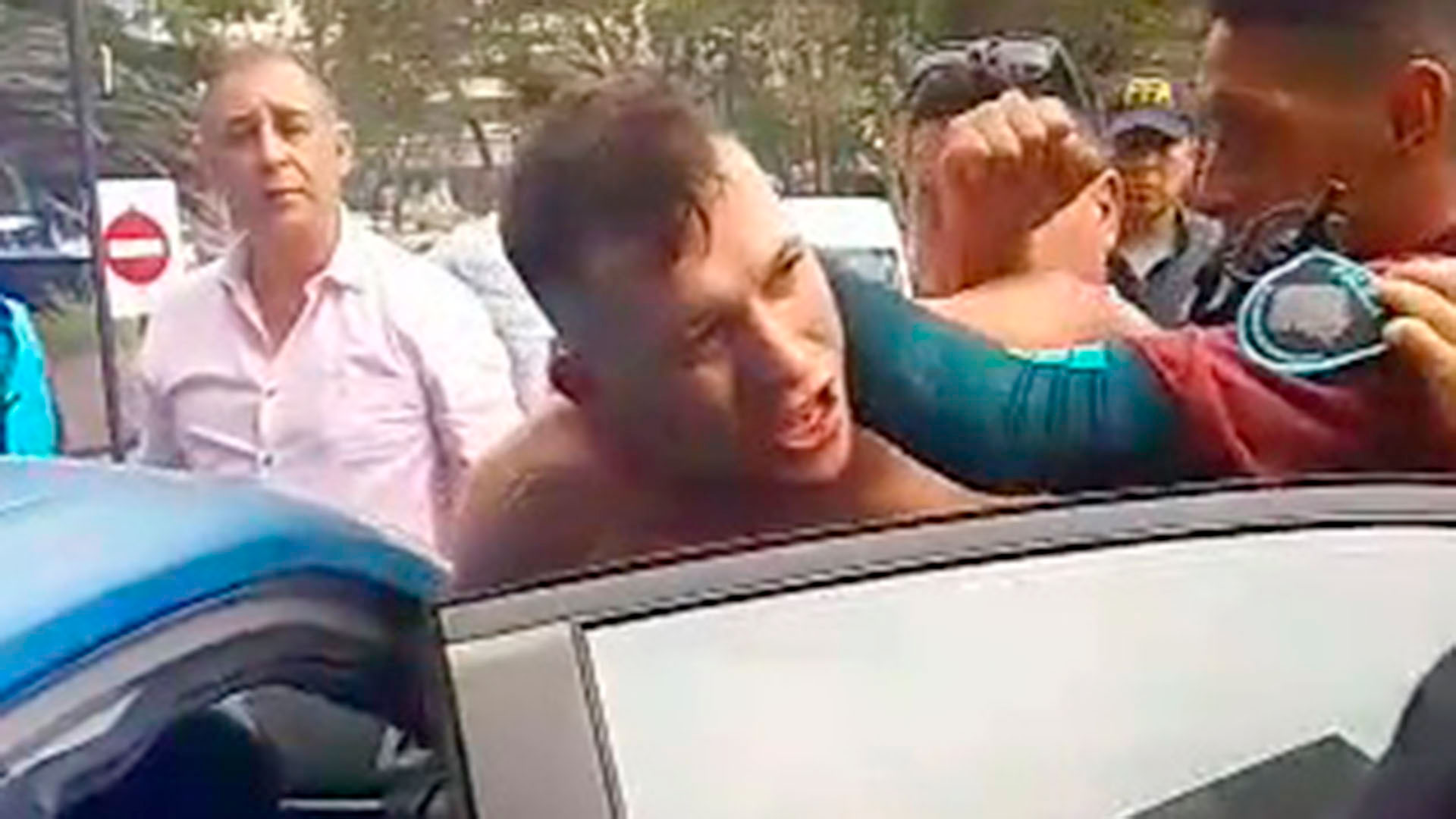 Video: así detenían al asesino de la policía de la Ciudad en Retiro