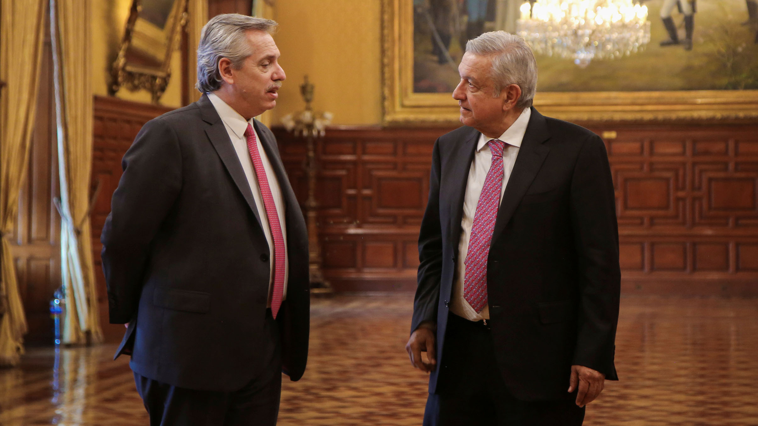Alberto Fernández y Andrés Manuel López Obrador
