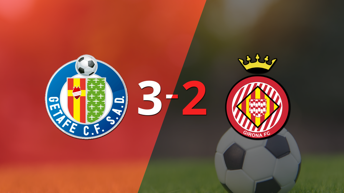 Enes Ünal marca un doblete en la victoria 3-2 de Getafe ante Girona