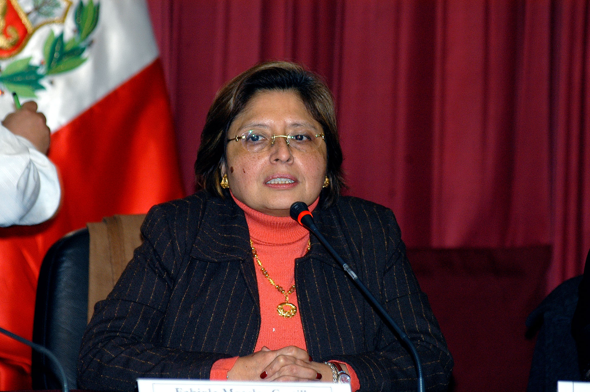Fabiola Morales, excongresista y presidenta de la Comisión de Ética Parlamentaria en 2004.