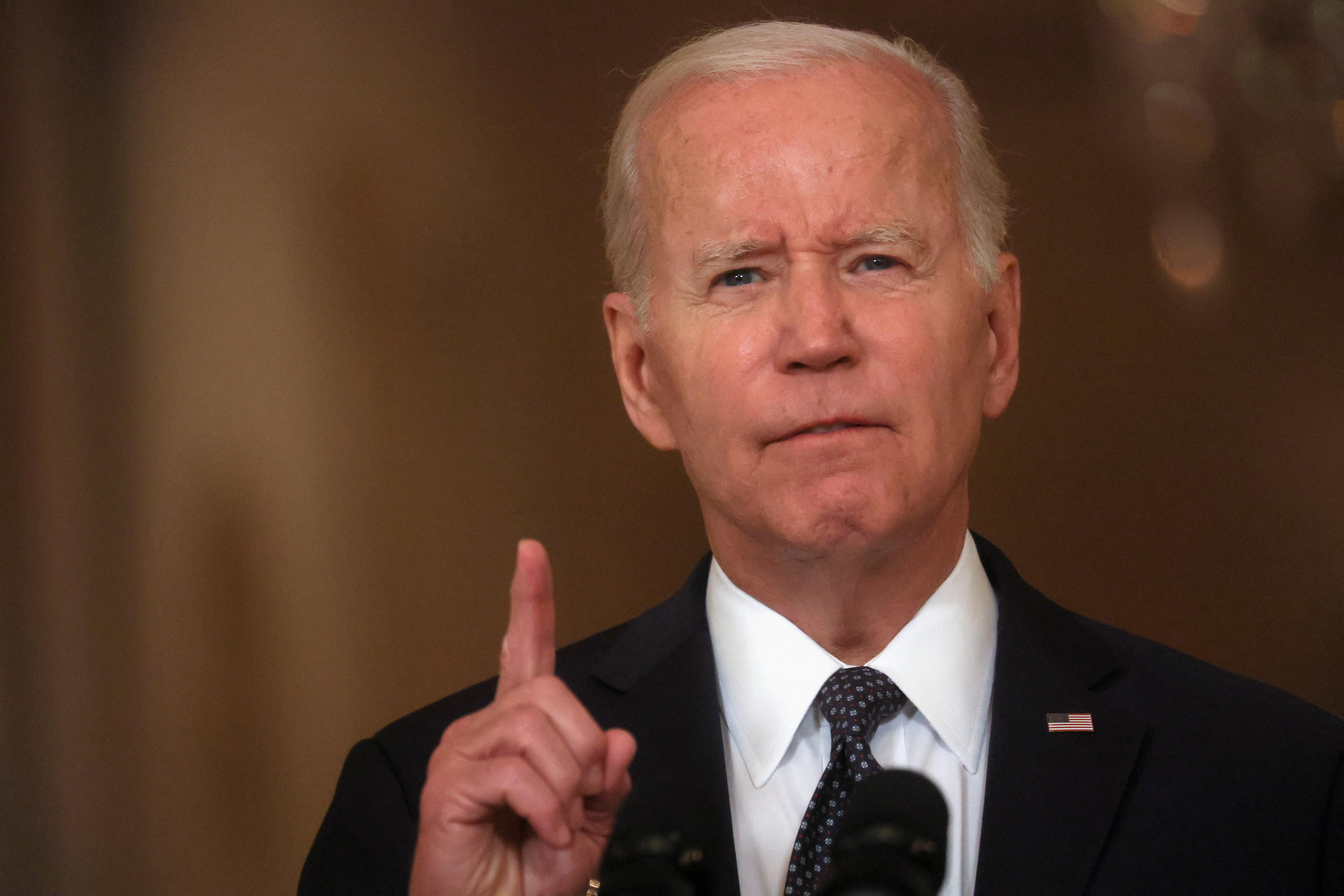 U.S. President Biden delivers a primetime address on gun violence, in Washington