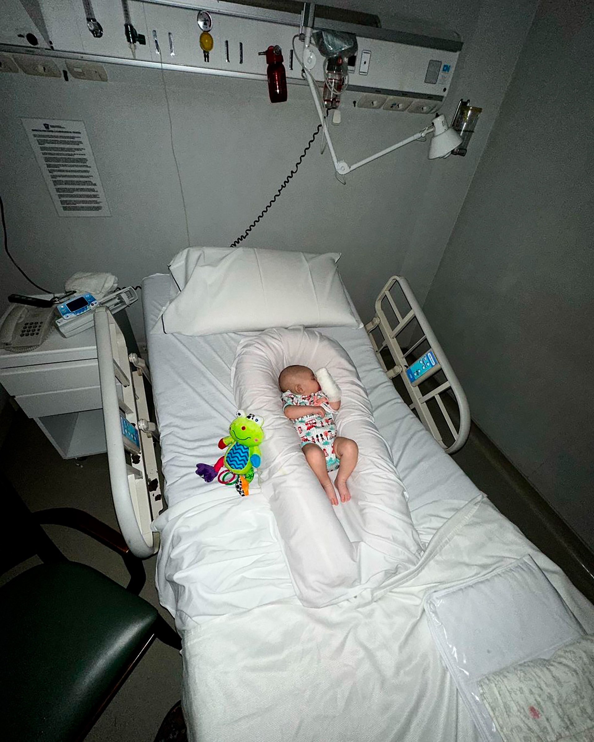 Sarah, the daughter of Barby Franco and Fernando Burlando, hospitalized (Photo: Instagram)