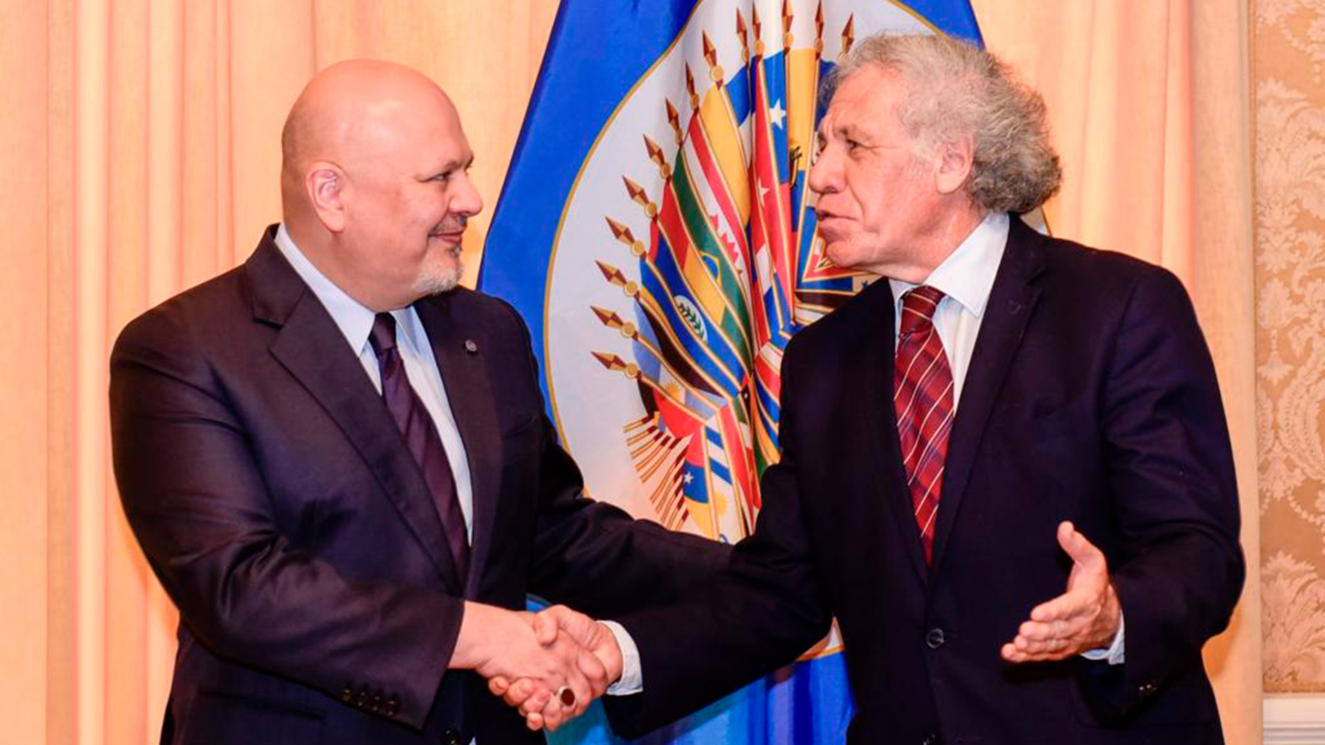 Luis Almagro recibió al fiscal de la Corte Penal Internacional para dialogar sobre iniciativas de cooperación entre la OEA y el organismo