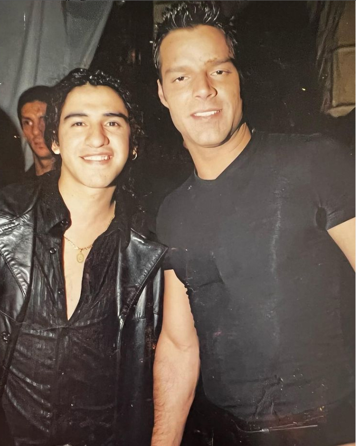 Ariel Puchetta y Ricky Martin, en los inicios de Ráfaga