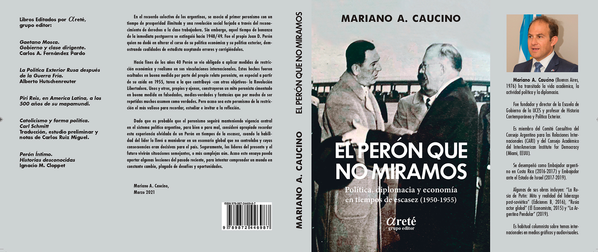 El Perón que no miramos, el nuevo libro del historiador Mariano Caucino.