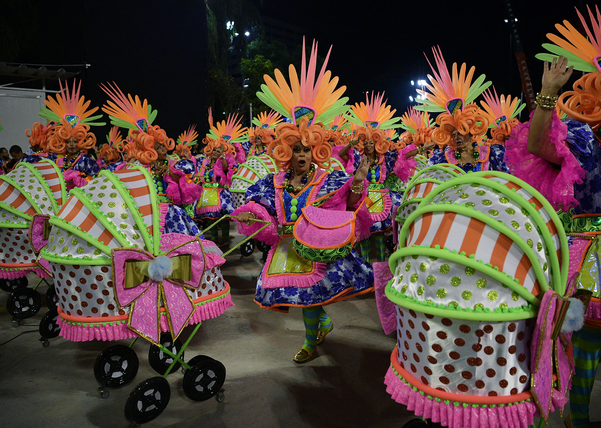 Rio carnival colors