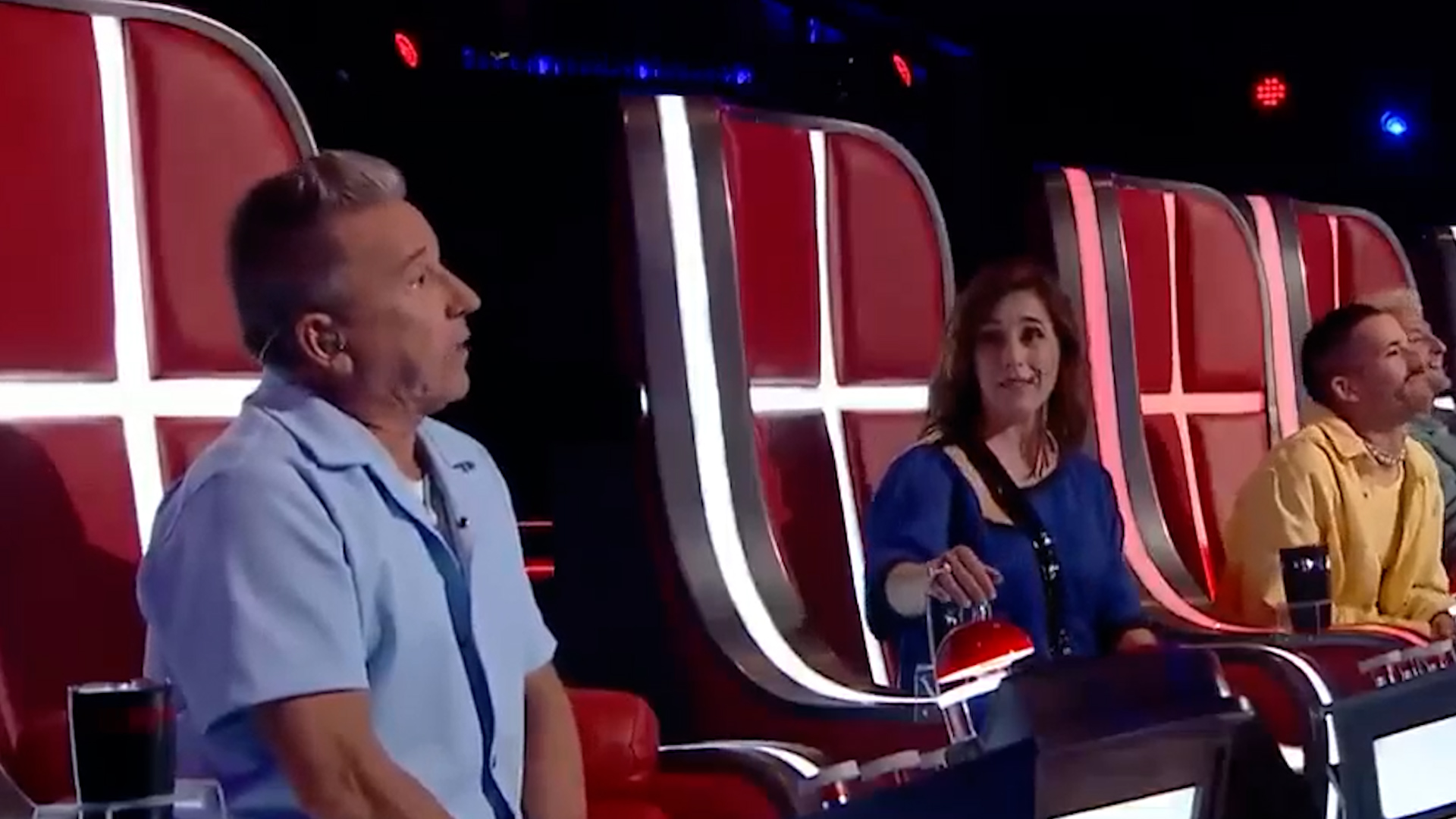 Ricardo Montaner y sus compañeros de La Voz Argentina