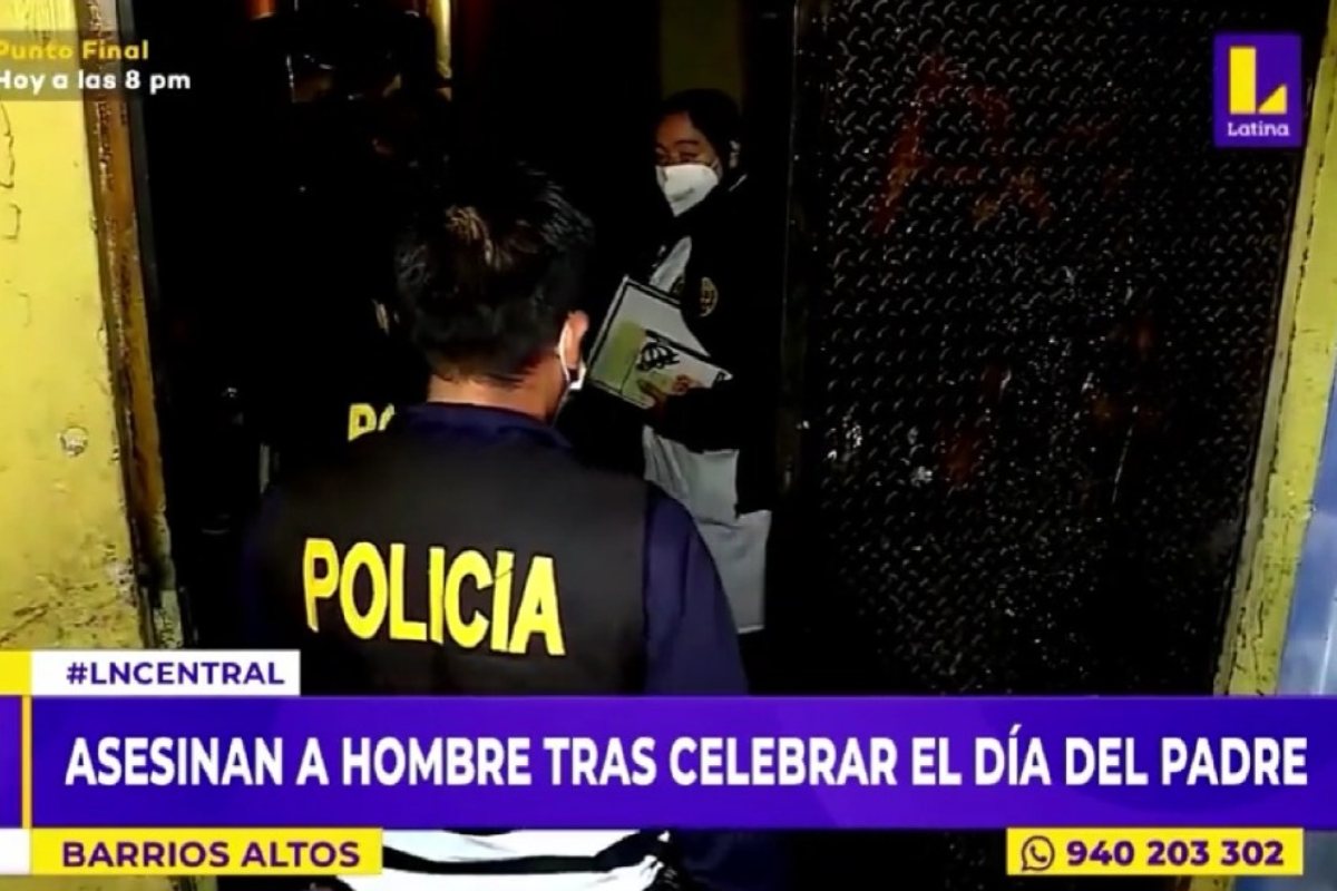 Hombre es degollado por su amigo durante celebración por el Día del Padre en  Barrios Altos - Infobae