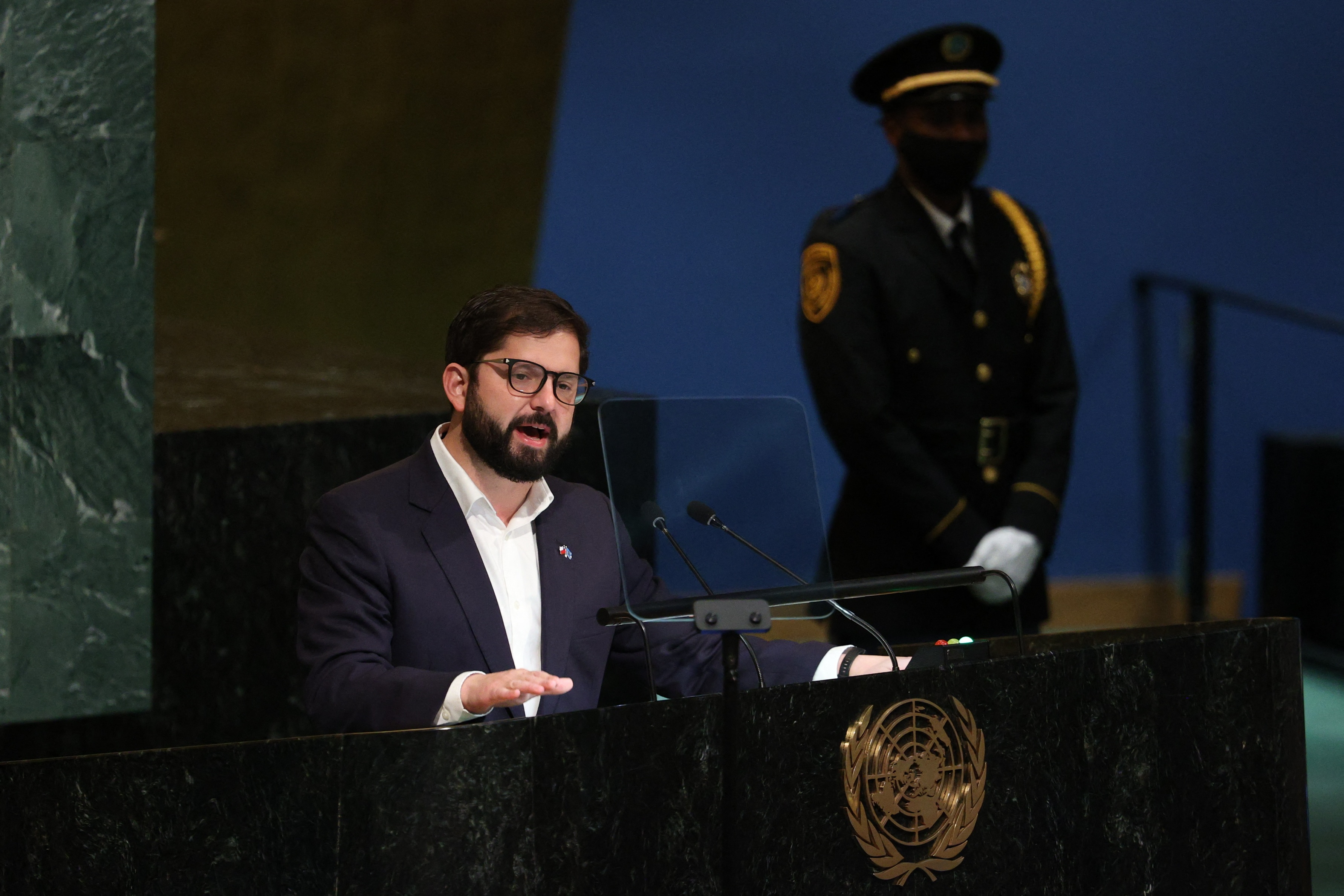 Boric en su primer discurso ente la ONU