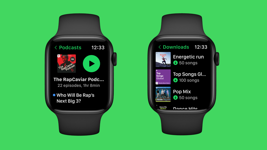 Estos son los cambios de Spotify en el Apple Watch: nuevas descargas e ilustraciones