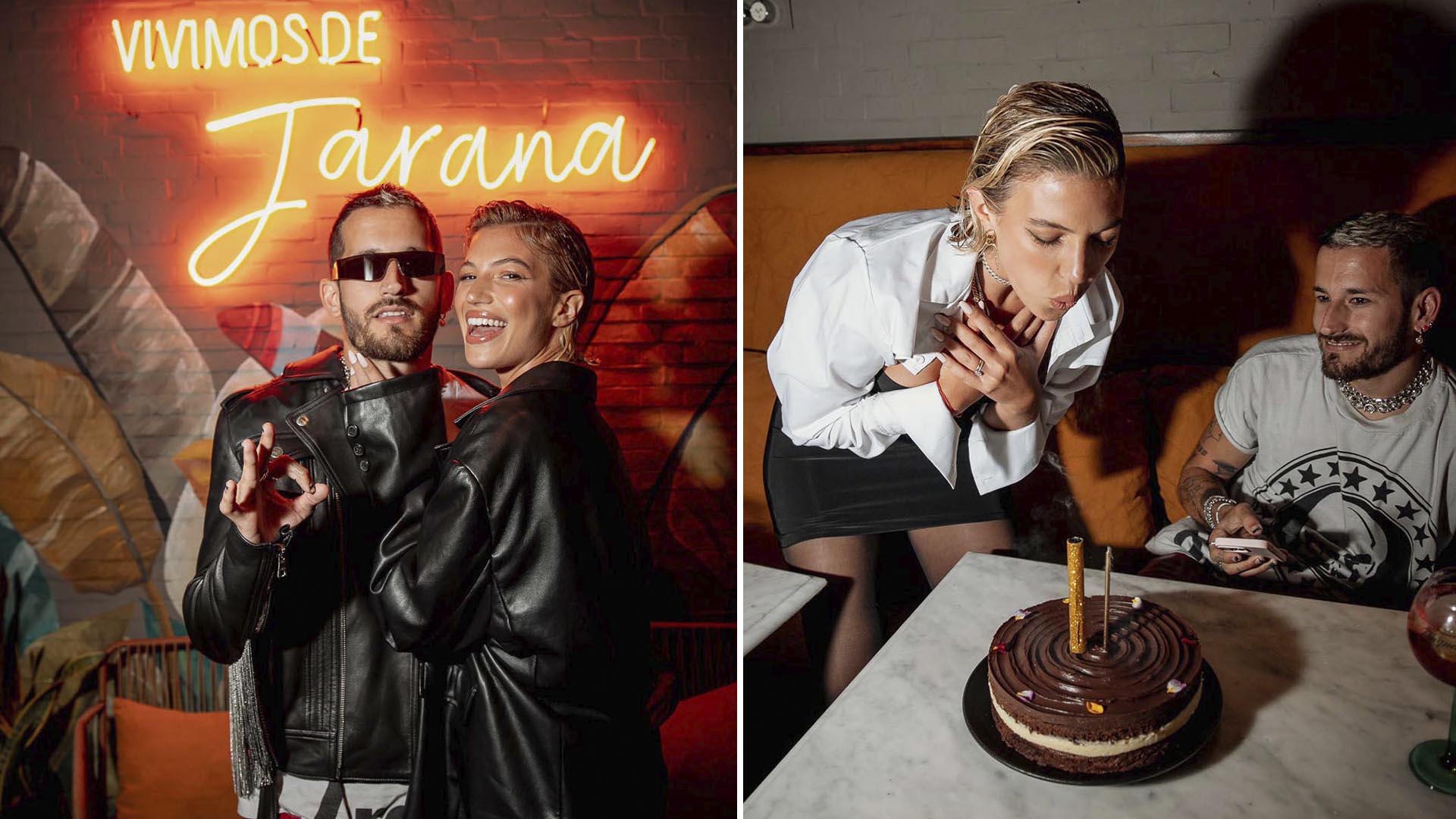 Las fotos del cumpleaños íntimo de Stefi Roitman junto a Ricky Montaner y amigos: comida peruana y baile