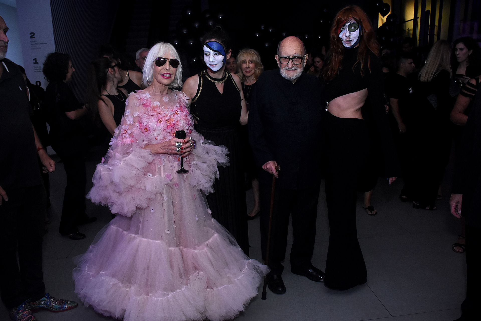 Los artistas plásticos, Marta Minujín y Luis Felipe Noé 