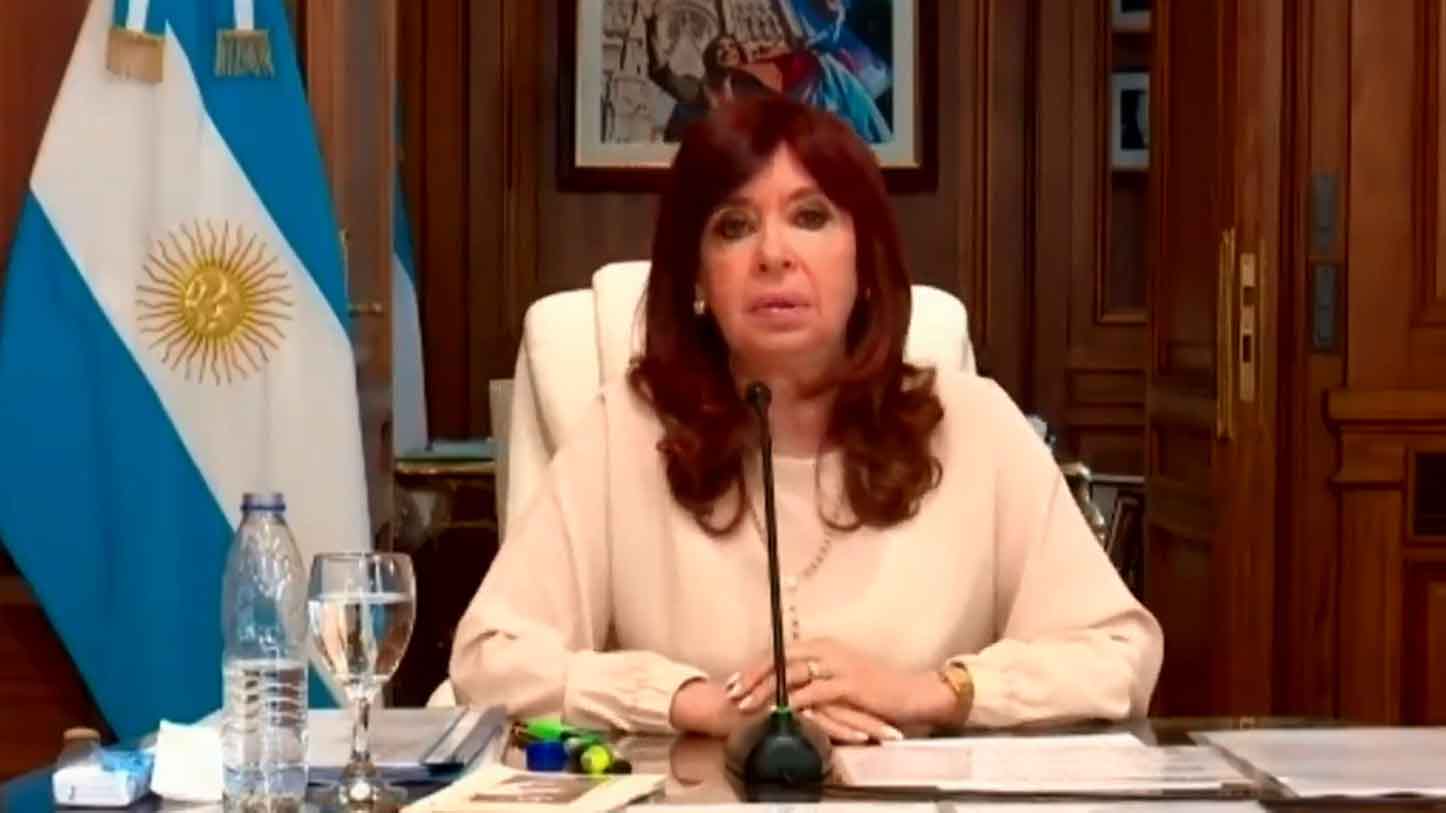Cristina Fernández de Kirchner participa en una audiencia en la causa por dólar futuro