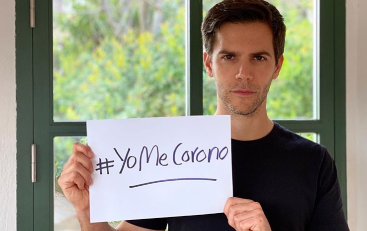 Marc Clotet fue parte de la campaña #Yomecorono junto a otros artistas (IG: marc_clotet)
