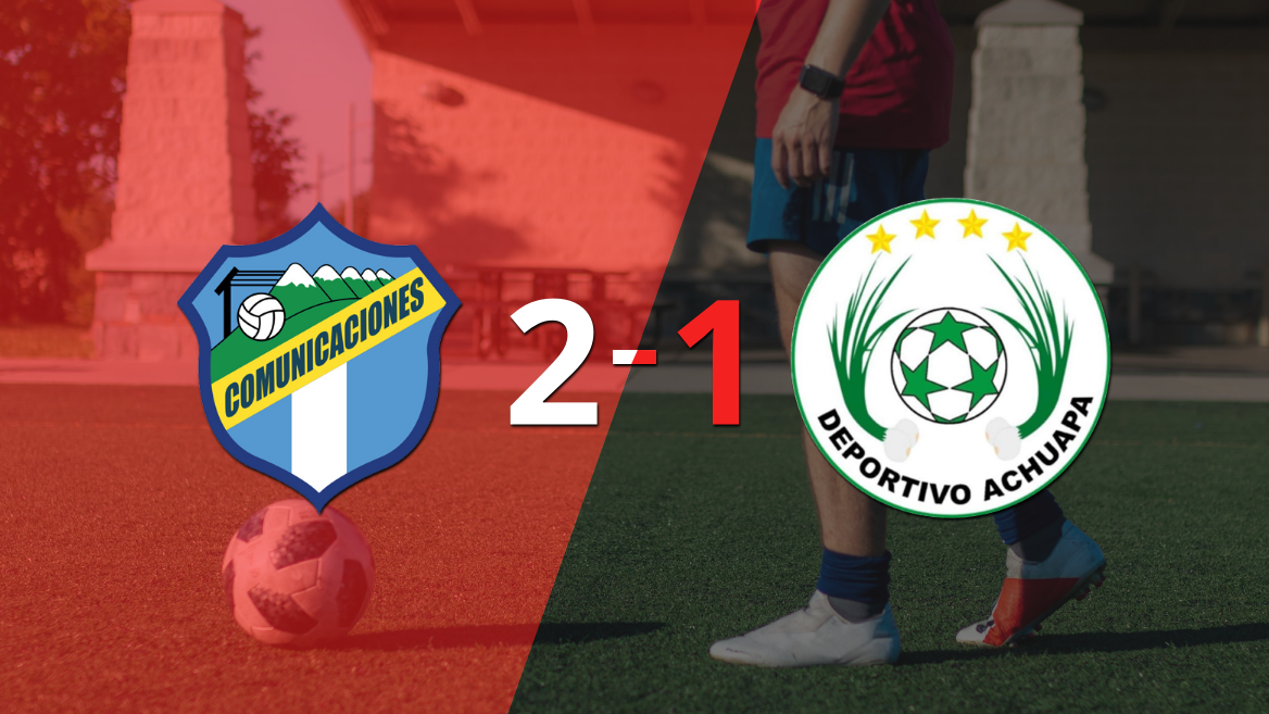 Comunicaciones FC consiguió una victoria en casa por 2 a 1 ante Achuapa