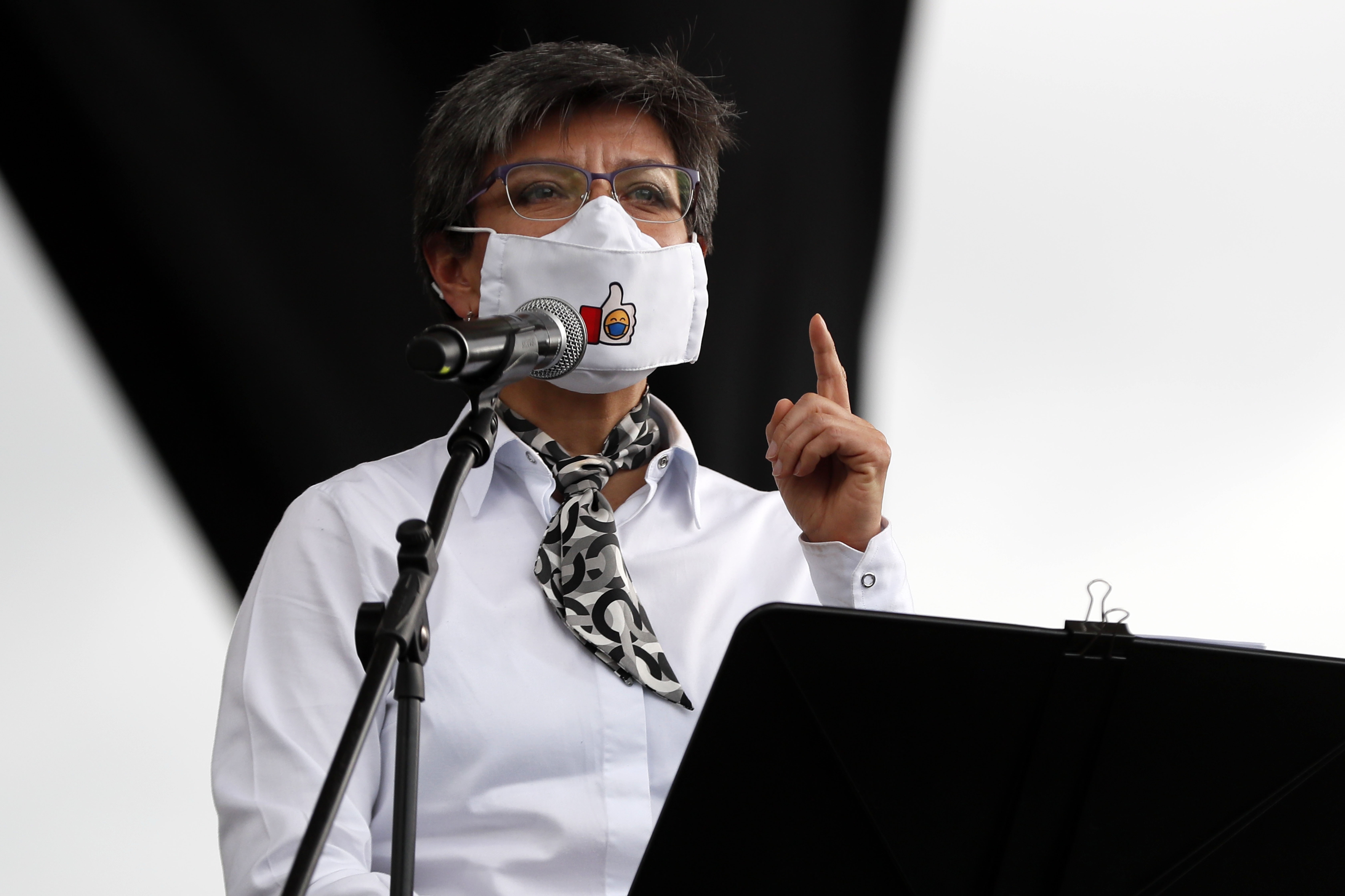 En la imagen, la alcaldesa de Bogotá, Claudia López. EFE/Carlos Ortega/Archivo
