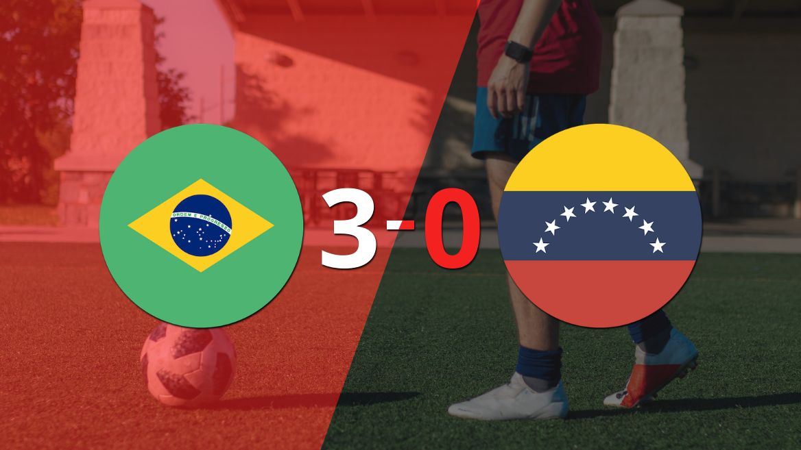 Brasil fue imparable y goleó 3 a 0