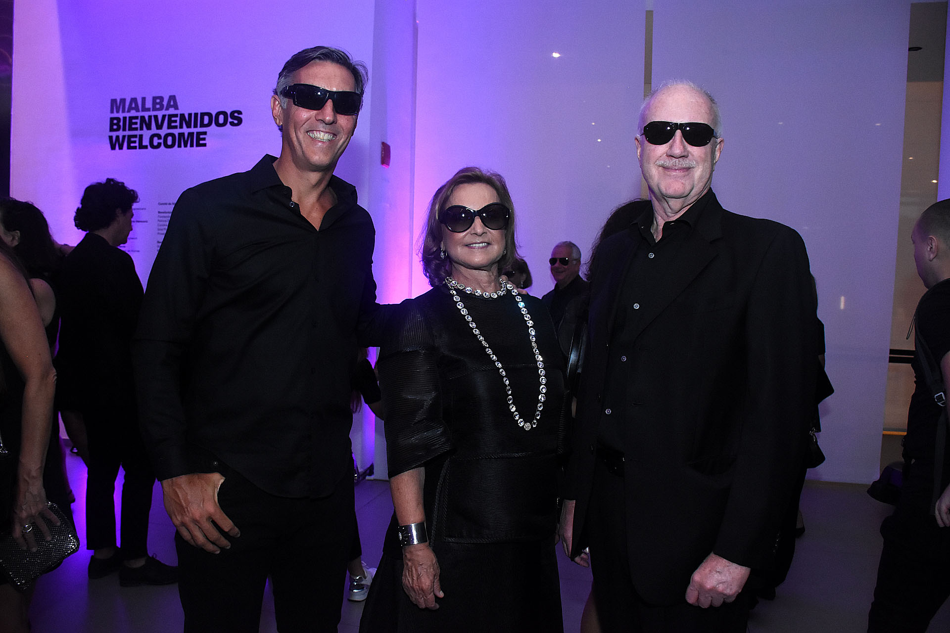 Facundo Gómez Minujín, Teresa Bulgheroni y Mauro Herlitzka