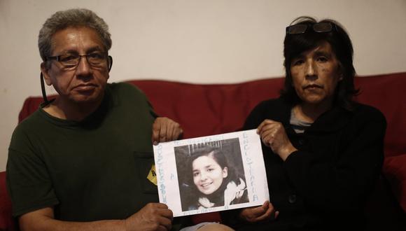 La justicia nunca llega para los padres de Solsiret Rodríguez. Foto: El Comercio