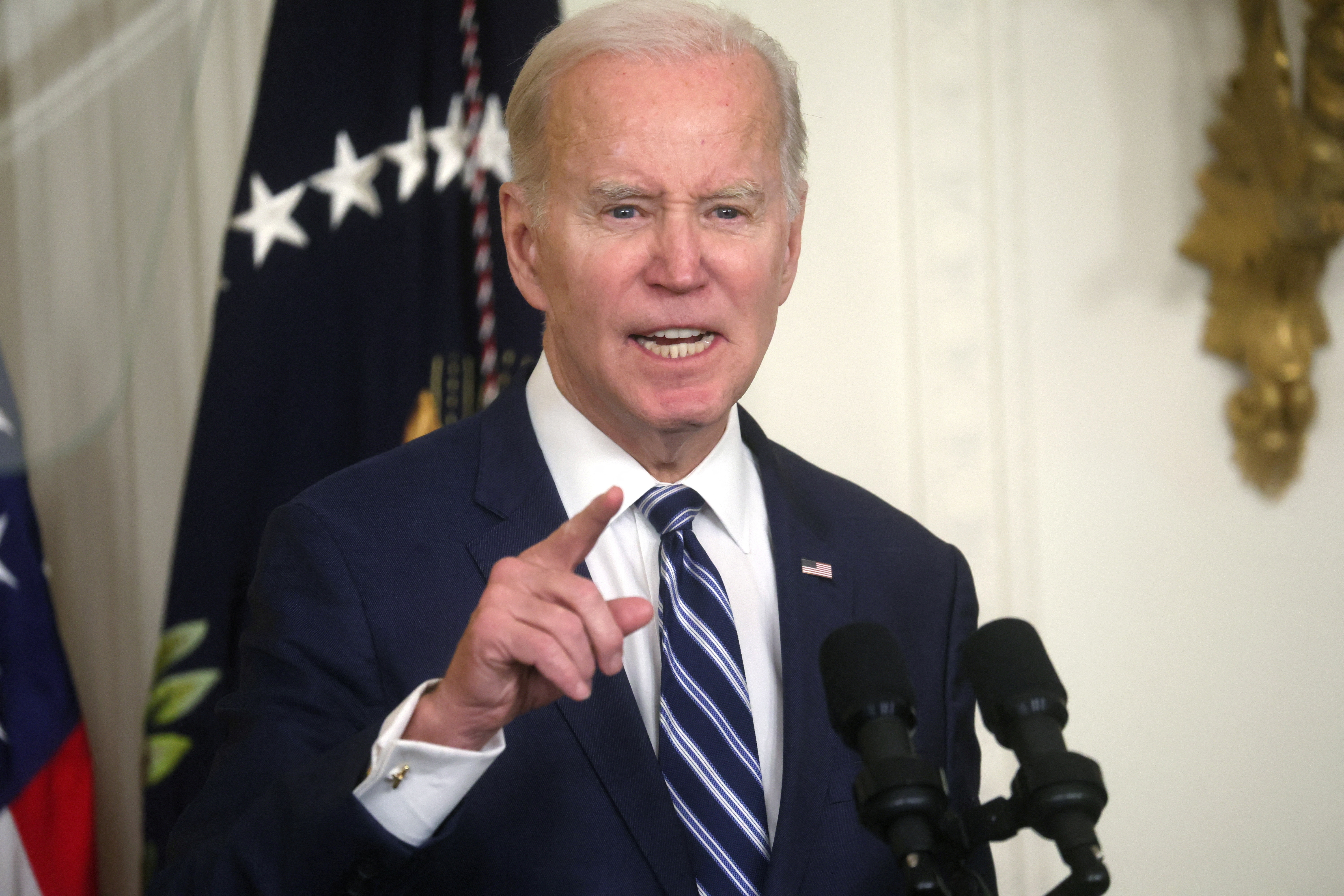 Joe Biden no descarta prohibir TikTok en los EEUU. (REUTERS/Leah Millis)