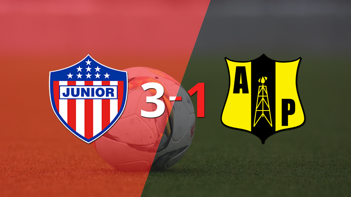 Junior gana 3-1 a Alianza Petrolera con doblete de Miguel Ángel Borja