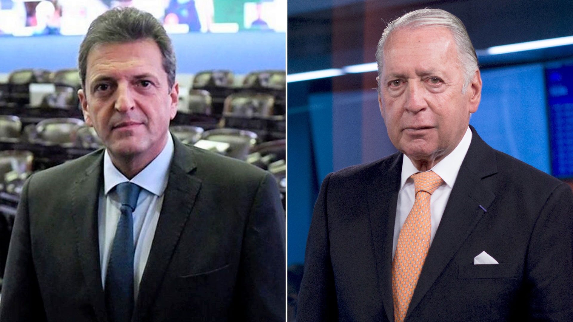 El ministro de Economía, Sergio Massa, y el titular de la UIA, Daniel Funes de Rioja