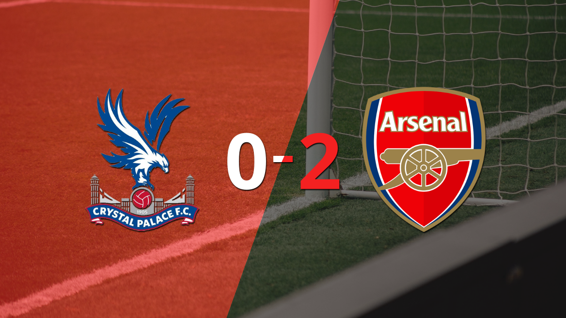 Crystal Palace no pudo en casa con Arsenal y cayó 2-0