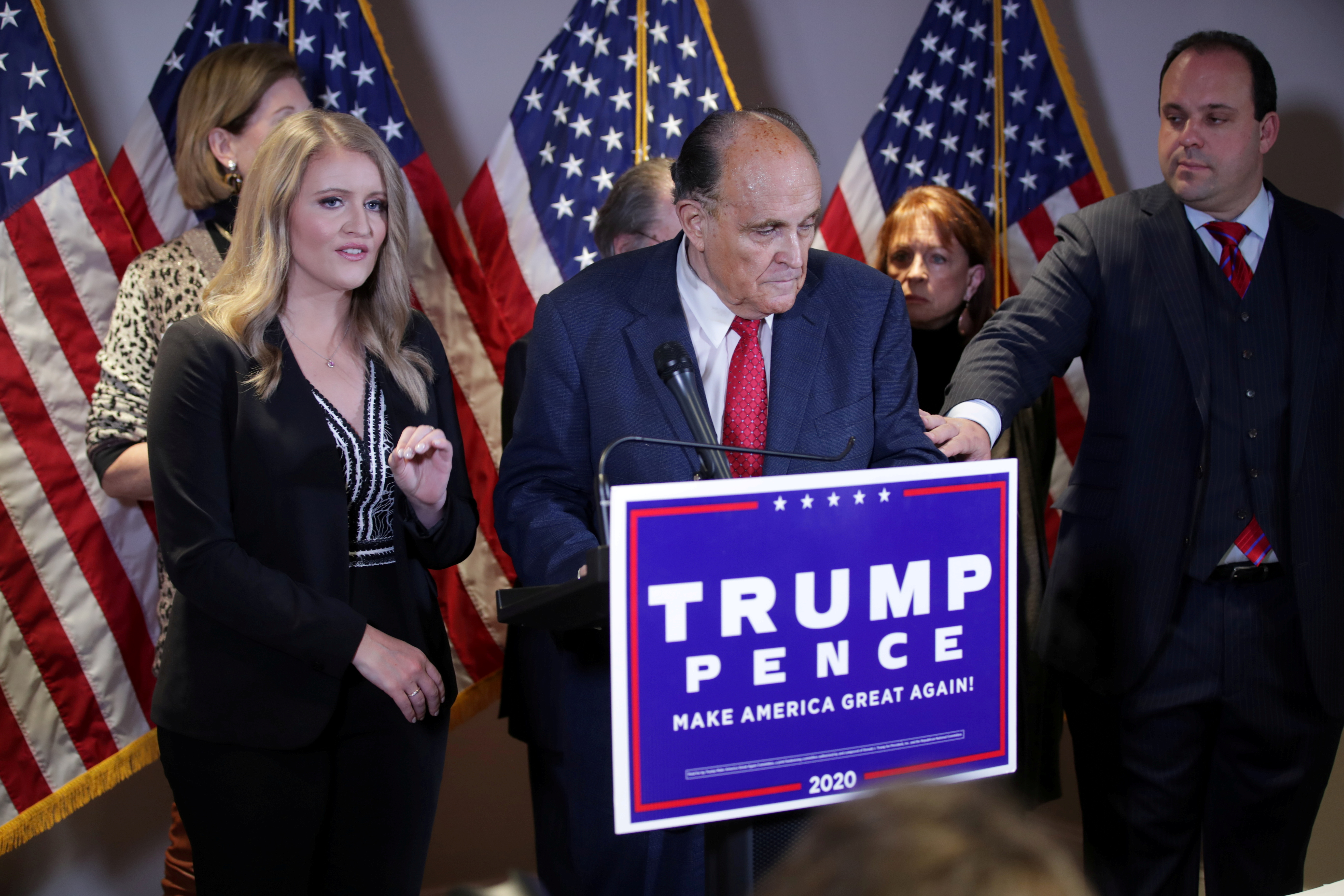 El abogado de Trump, Rudy Giuliani