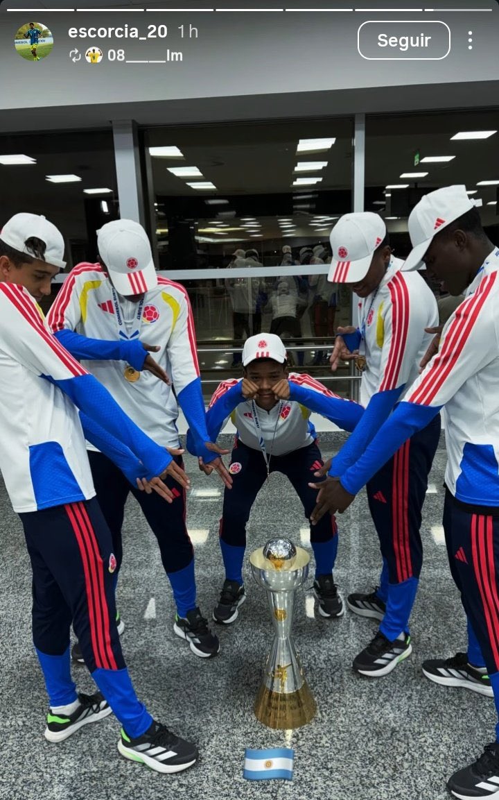 La &aacute;cida burla de la figura de Colombia al plantel argentino tras la goleada en la final del Sudamericano Sub 17