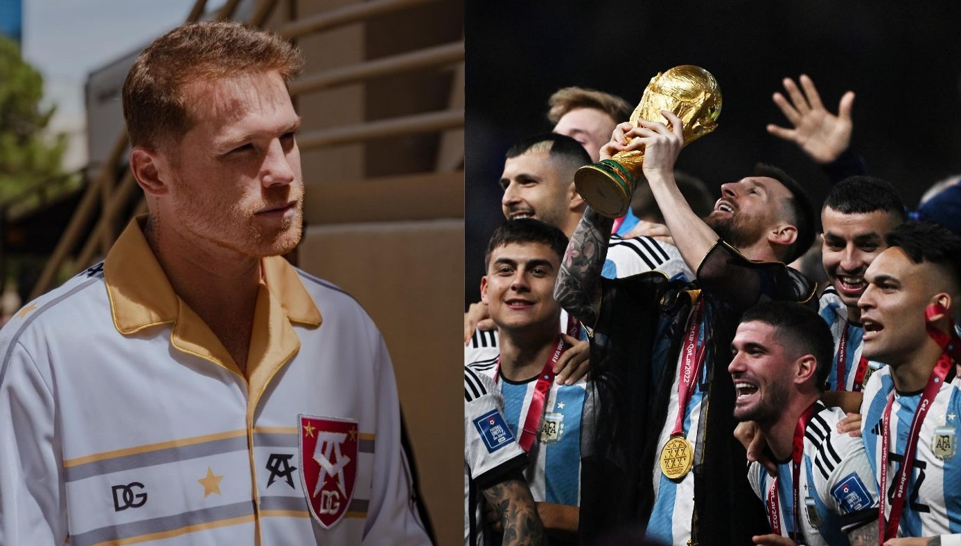La inesperada felicitación del Canelo Álvarez a Argentina por su triunfo en Qatar 2022 tras amenazar a Messi