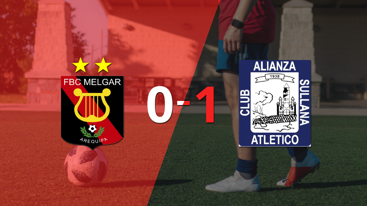 Alianza Atlético se quedó con el triunfo en una difícil visita a Melgar