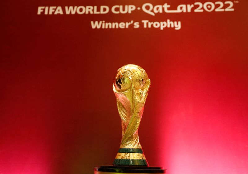Vista general del trofeo de la Copa del Mundo de la FIFA REUTERS/Mohamed Abd El Ghany