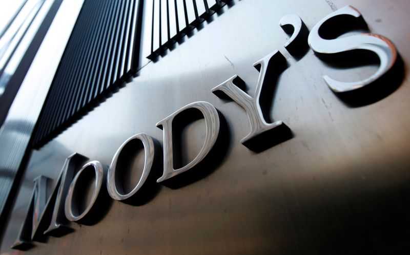 FOTO DE ARCHIVO. El logo de Moody's en Nueva York, Estados Unidos. 2 de agosto de 2011. REUTERS/Mike Segar