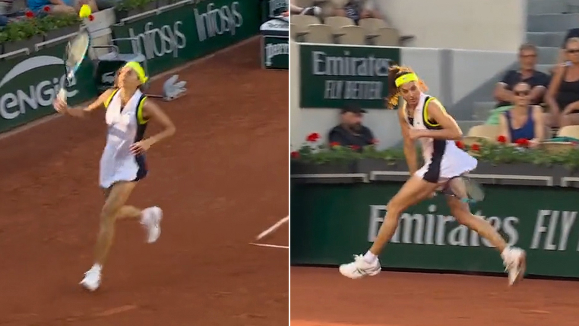 El show de Gabriela Sabatini en Roland Garros: la Gran Willy que desató una ovación en París y un toque magnífico en la red