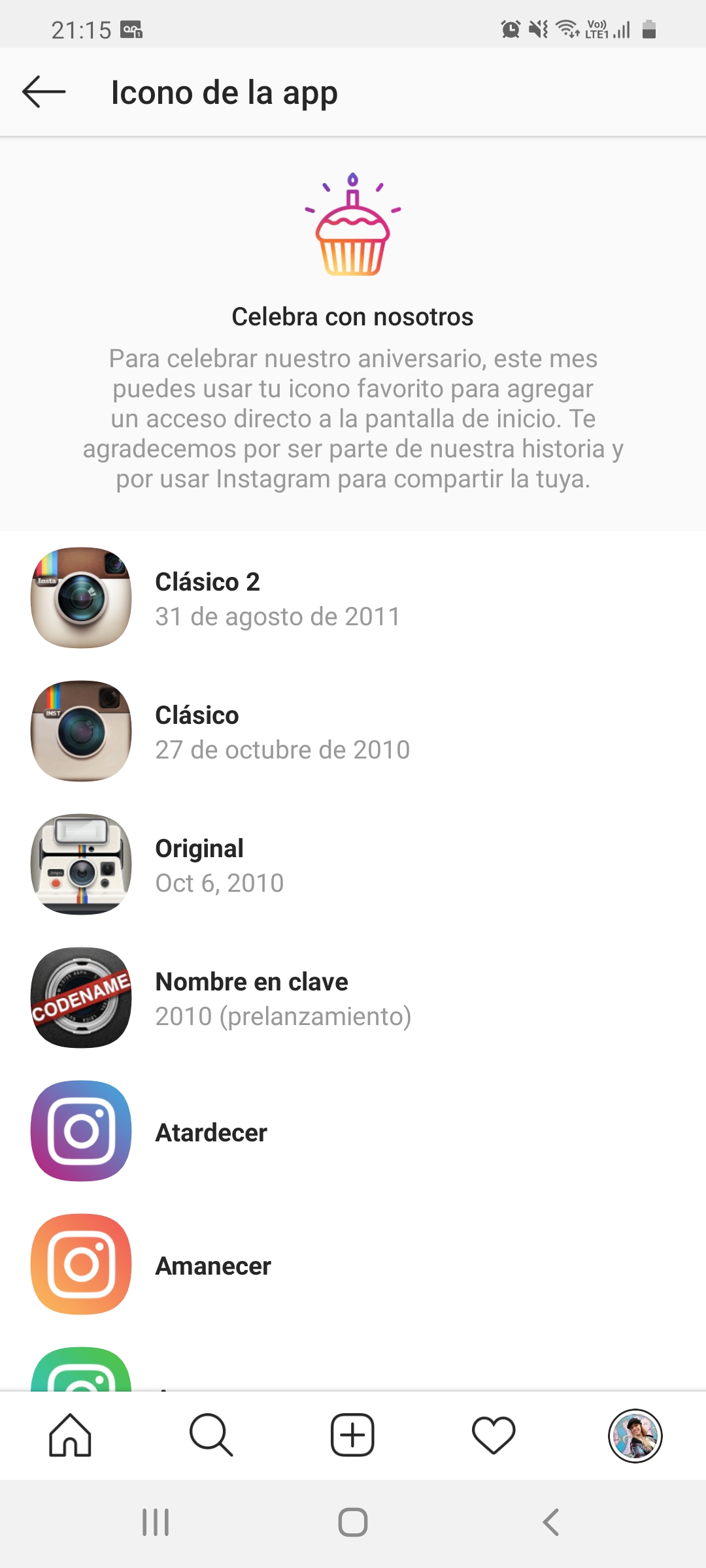 Cómo cambiar el ícono de Instagram - Infobae