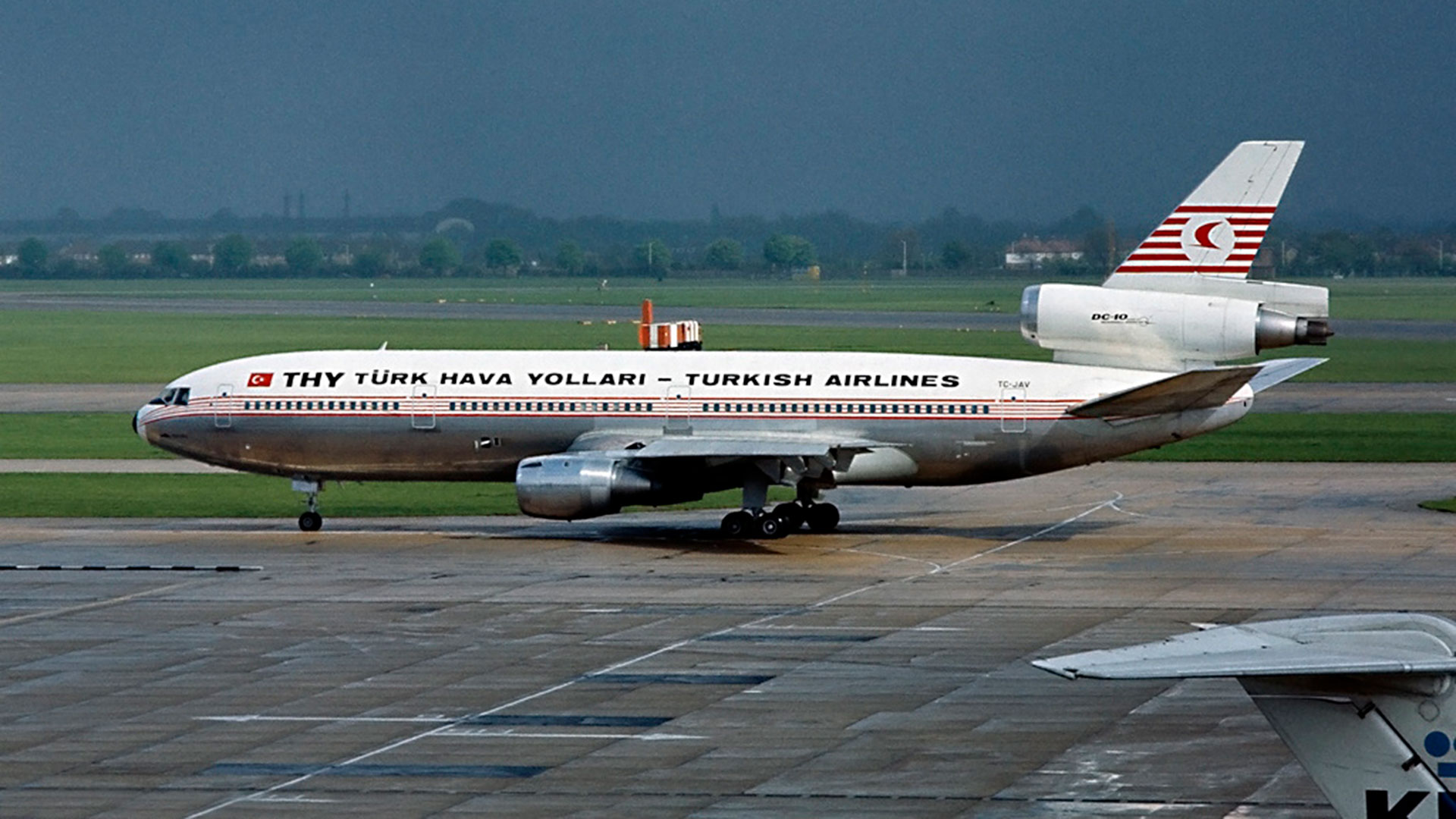El McDonnell Douglas DC-10 de Turkish Airlines antes del accidente. (Steve Fitzgerald / Wikipedia)