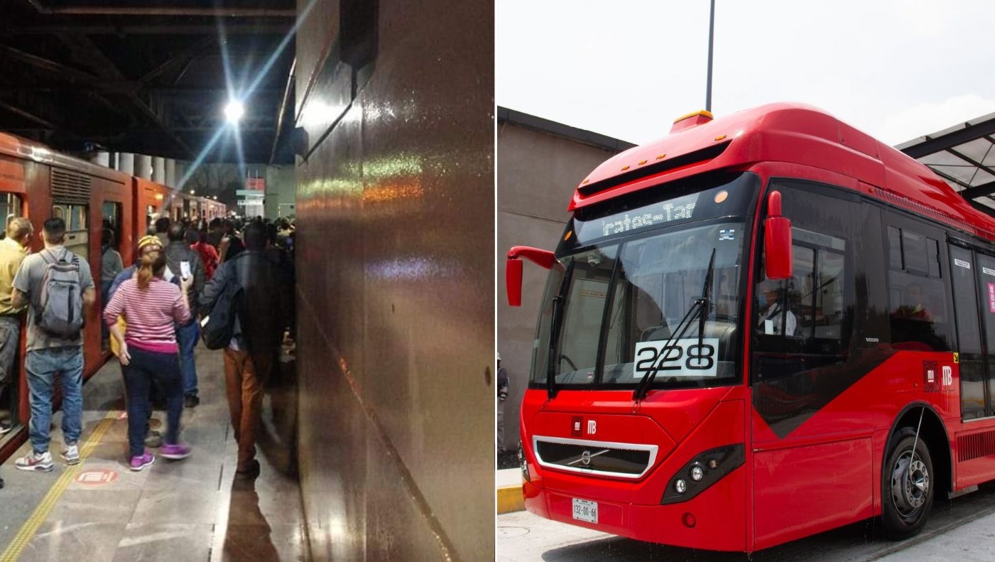 El Metro CDMX registró una explosión en la Línea B y en el Metrobús hubo lesionados por frenado de emergencia