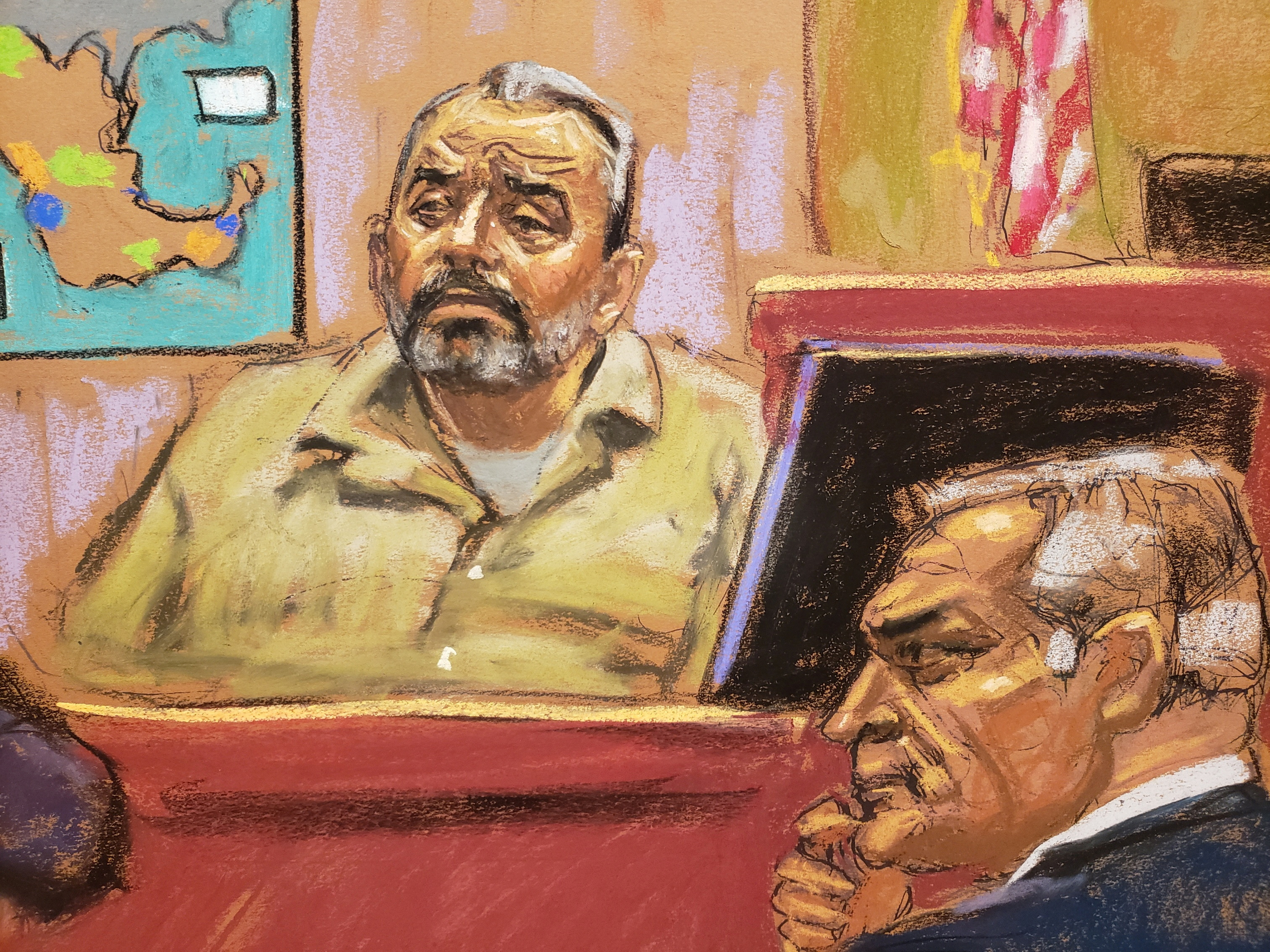 Edgar Veytia, alias "El Diablo" fue testigo en el juicio en contra de García Luna en EEUU 
(Foto: REUTERS/Jane Rosenberg)