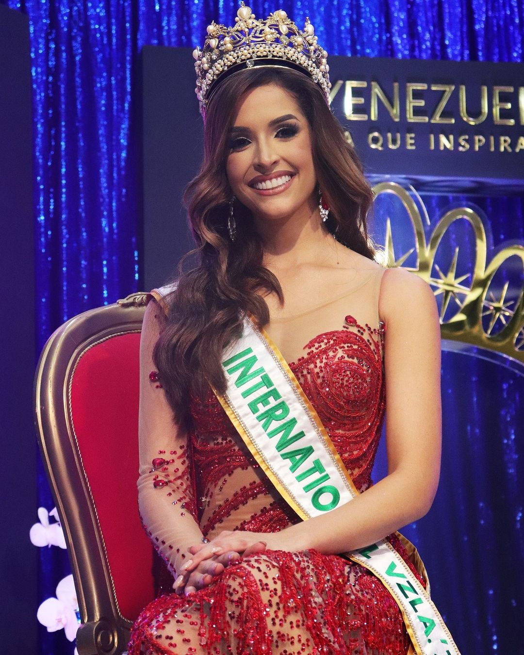 Andrea Rubio fue seleccionada Miss International 2022 (Instagram: @missvenezuela)