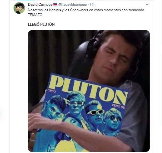 La aclamada colaboración entre Kenia Os y CNCO llegó a plataformas musicales de streaming, por lo que internautas no tardaron en reaccionar con memes (Fotos: Captura de pantalla Twitter)