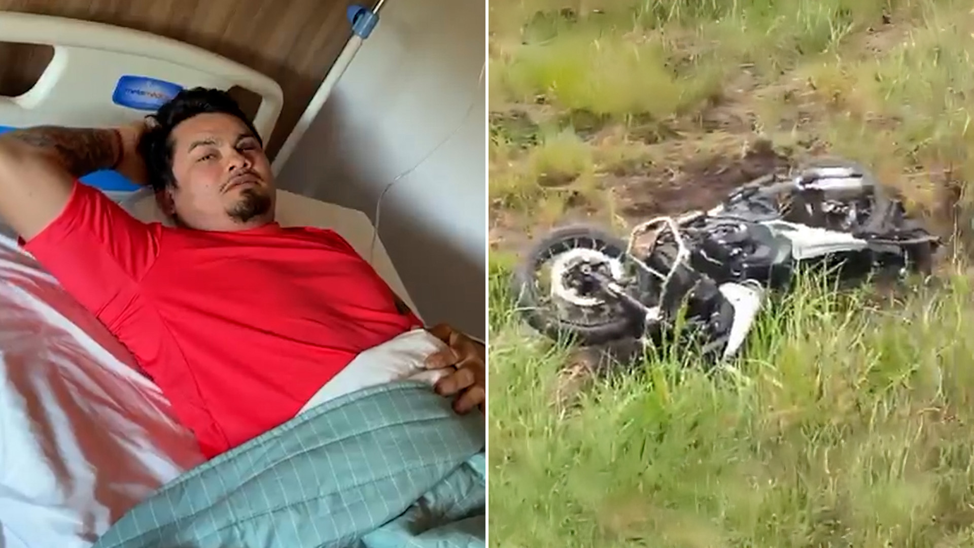 El crudo testimonio del Chino Maidana tras el accidente que sufrió en la ruta: “Iba a 200 km/h, estoy vivo de milagro”