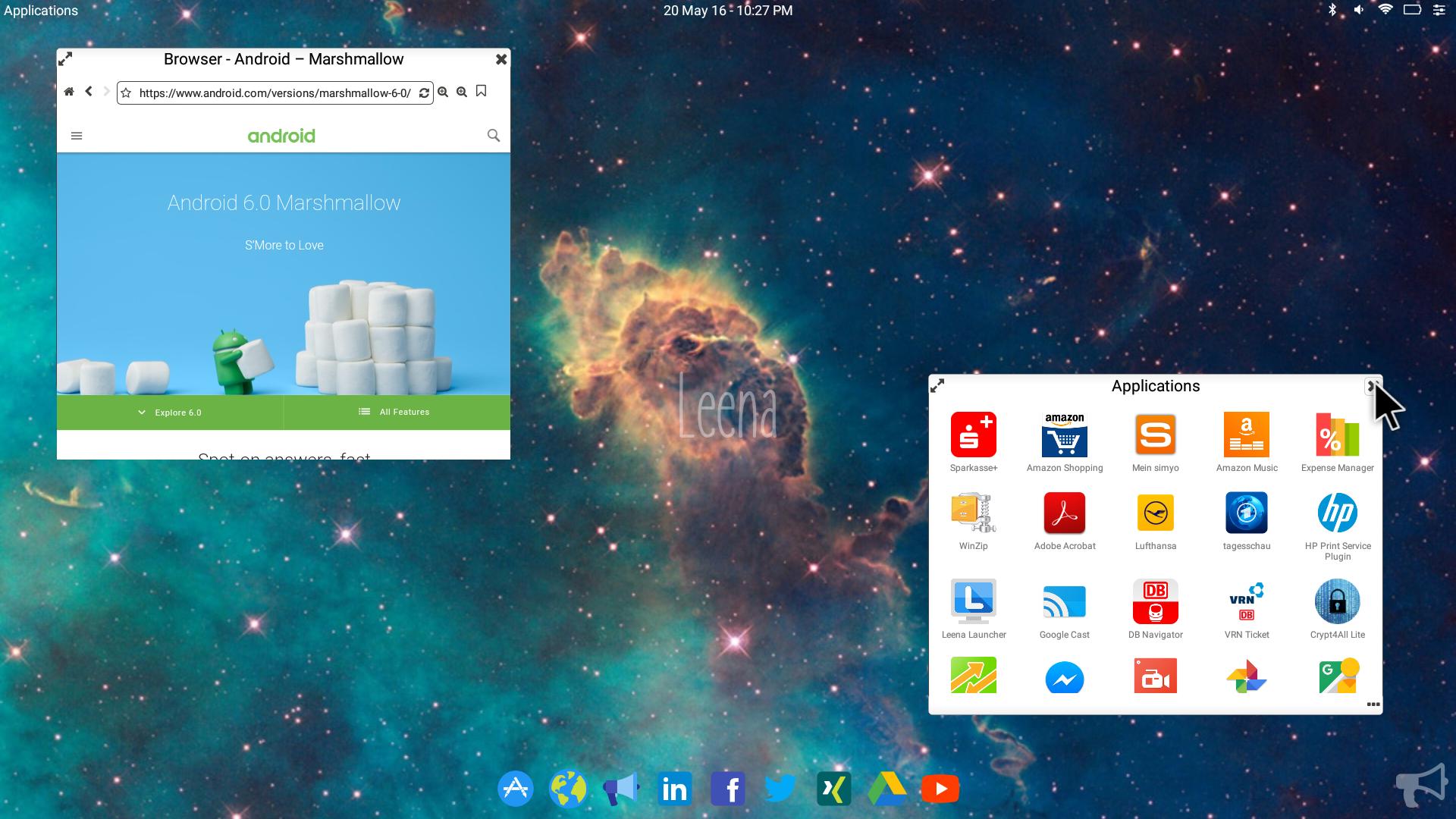 Leena Desktop UI en Google Play Store. (foto: APK Pure)
