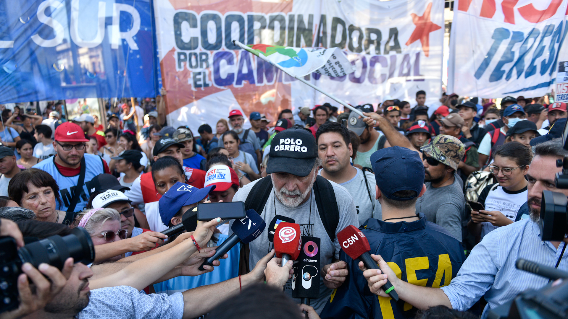 Eduardo Belliboni confirmó la protesta en 130 puntos del país (Foto; Adrián Escandar)