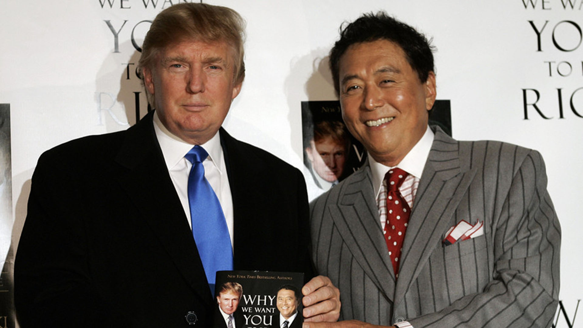 Robert Kiyosaki con Donald Trump.