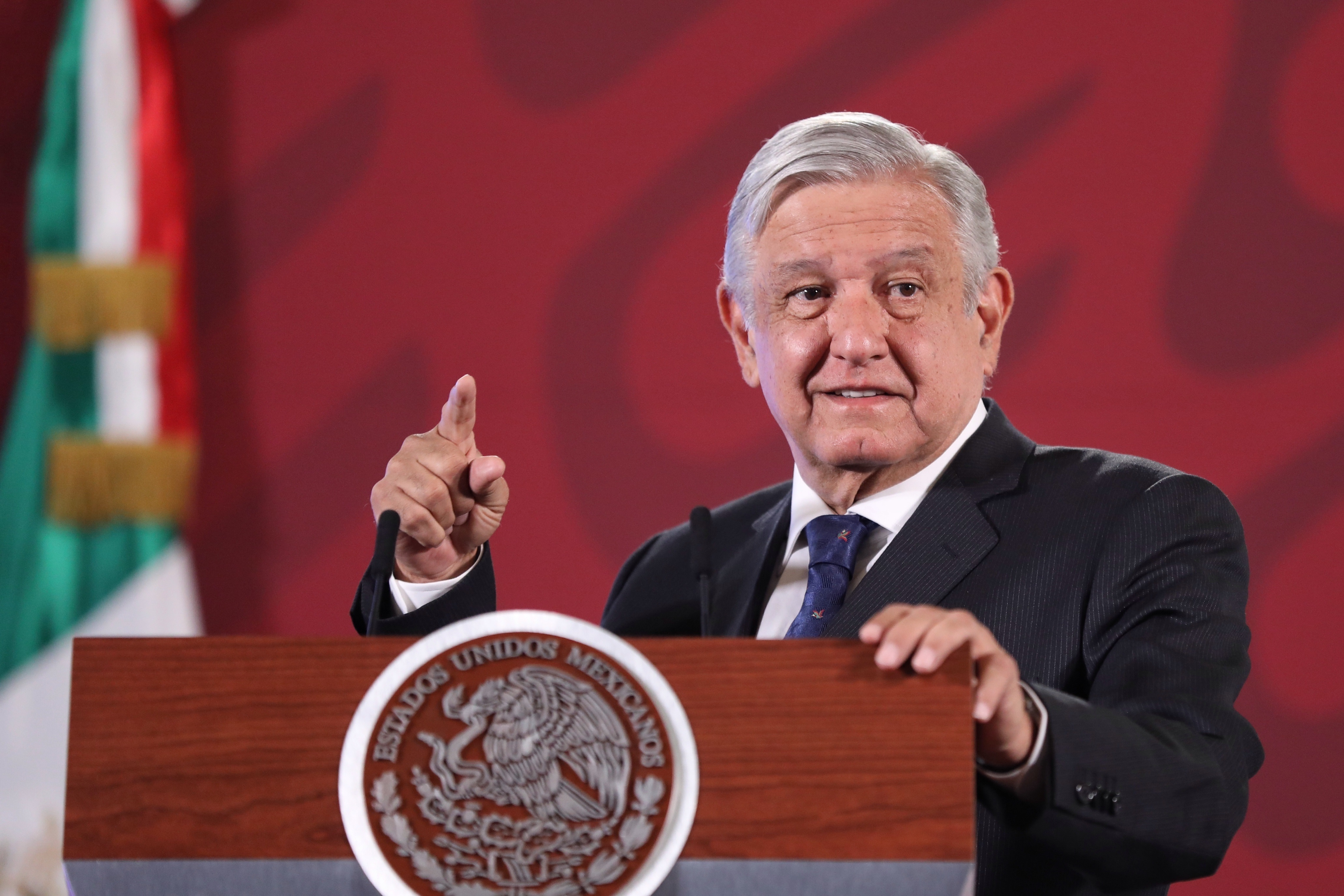 El presidente López Obrador reiteró que México no es productor de los precursores de fentanilo. EFE/Sáshenka Gutiérrez
