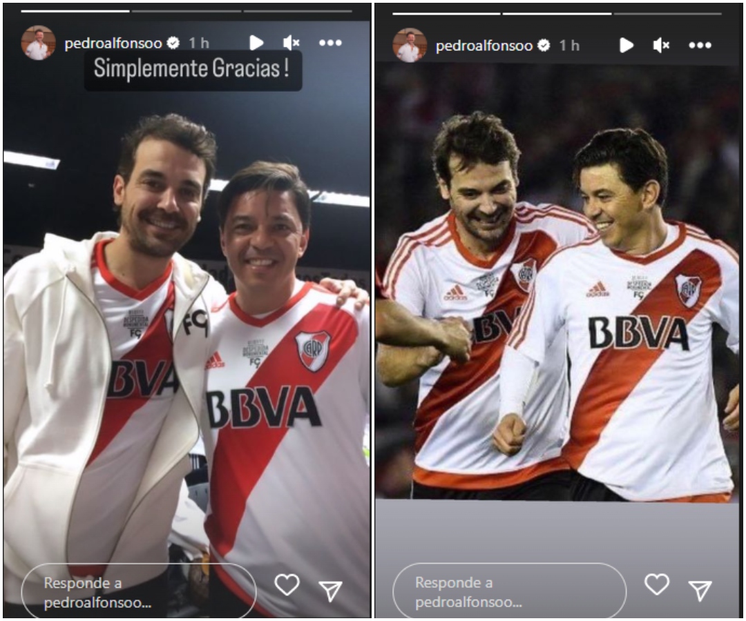 La despedida de Pedro Alfonso a Marcelo Gallardo
