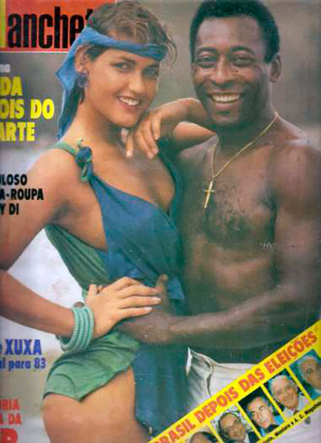 Durante su noviazgo, Pelé y Xuxa fueron la pareja mas buscada por los medios brasileños 