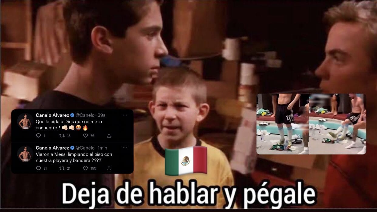 Los memes que dejó la pelea de Canelo Álvarez con Messi (Foto: Twitter)
