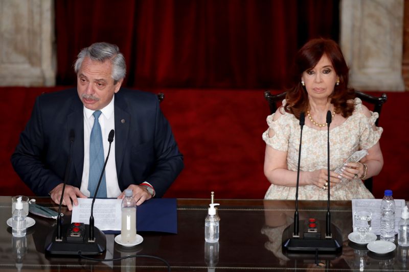 Alberto Fernández y Cristina Kirchner volverán a encontrarse, cara a cara, en la apertura de sesiones del Congreso (Natacha Pisarenko/Pool vía REUTERS)