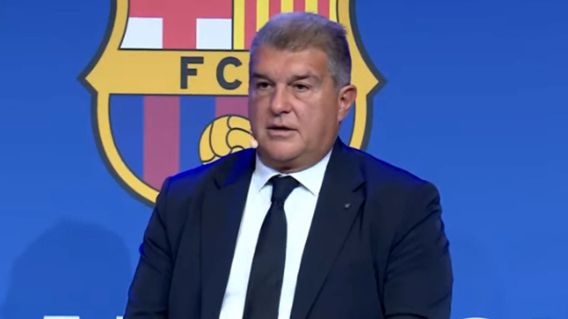 Joan Laporta, presidente del FC Barcelona, dijo que los informes técnicos arbitrales son parte del organigrama del club. 